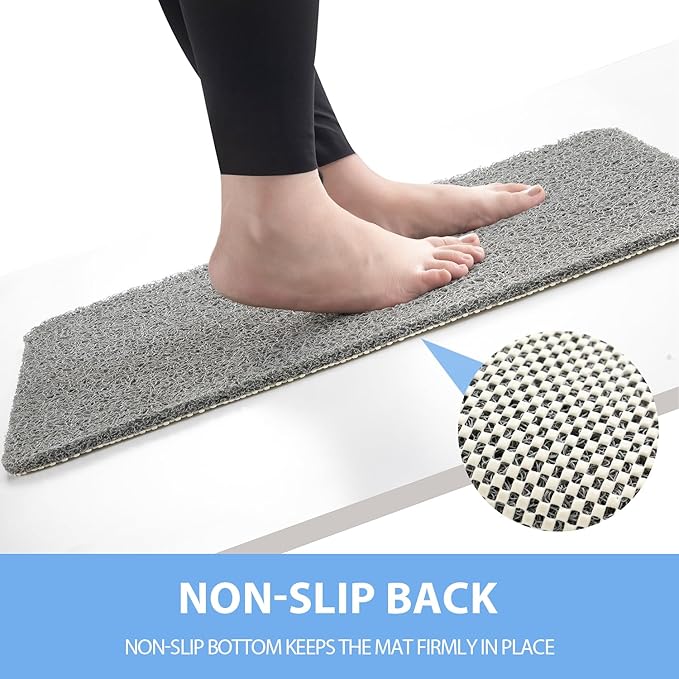 Non Slip Bathtub Mat, Anti Slip Shower Mat, Quick Drying Bath Tub Mats - Image 3