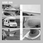 White RV Roof Sealant Tape, UV-Resistant, Weatherproof Patch - Image 6