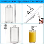 2 Pack Soap Dispenser Pump Replacement Top Dispenser Pumps Refill Dispensers - Image 4
