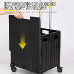 VUSIGN Folding Utility Cart, Foldable Rolling Crate Handcart - Image 7