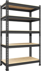 PrimeZone Storage Shelves 5 Tier Adjustable Garage Storage Shelving, Heavy Duty by PrimeZone