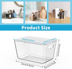Clear Stackable Storage Bins, Pantry Organizers & Storage Containers, Cabinet - Image 2
