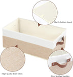 6 Pack Fabric Storage Bins, Large Storage Baskets - Image 4