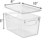 CLEARSPACE Plastic Pantry Organization and Storage Bins - Image 4