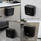 Hanging Small Trash Can with Lid Under Sink - Image 5