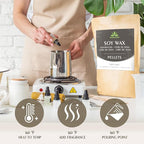 Soy Wax, Waxcanpy Natural Candle Wax, Organic Soy Wax - Image 6