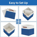 Temary 11 Storage Cube Bins for Shelves, Closet - Image 7