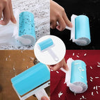 Travel Lint Roller 3 Pack, Washable Lint Roller Reusable Compact Pet Hair - Image 3