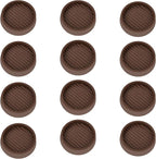 2X2 Round Rubber Caster Cups, Non Slip Furniture Pads, Anti-Slip Gripper by VOCOMO