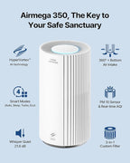 COWAY Air Purifiers for Large Room Whole Home Up to 2, 640 ft², True HEPA - Image 2