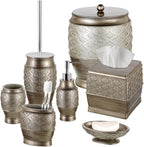 Creative Scents Dublin Silver Toilet Brush Set - Image 6