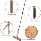Eyliden Sponge Mop with 1 Extra Reusable Absorbent Sponge Refills, Easy Squeeze - Image 5