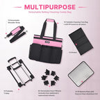 Large Rolling Cleaning Caddy Bag - Image 8