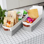 Univivi 4PC Small Fabric Storage Bins, Countertop Organizing Small Items - Image 2