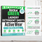 Rockin' Green Active Wear Travel Laundry Detergent Sheets - Image 5
