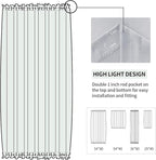 DWCN French Door Curtains – Rod Pocket Thermal Blackout Curtain - Image 3
