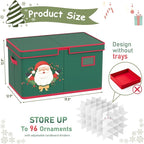 Christmas Ornament Storage Box Christmas Ornament Organizer Storage - Image 2