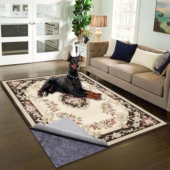 100% Waterproof Non-Slip 1/4” Extra Thick 3x5 ft Rug Pad by Unknown