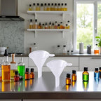 2 Pcs Mini Clear Plastic Funnel - Image 2