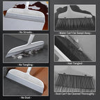 Rubber Squeegee Broom for Floors, 51.77" Long Handle Multi-Surface Magic Broom - Image 5