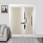 DWCN French Door Curtains – Rod Pocket Thermal Blackout Curtain by DWCN