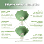 Haakaa Silicone Flower Funnel Set – Small Funnels - Image 5