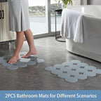 Square Shower Mat Nonslip - Image 2