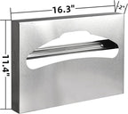 Toilet Seat Cover Dispenser, Commercial Stainless Steel Brushed Toilet Seat - Image 2