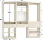 Unikito 75” Modular Closet System, Freestanding Closet Organizer - Image 7