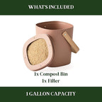 Bamboozle - 1 Gallon Compost Bin, Comes - Image 3
