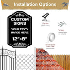 Custom Aluminum Weatherproof Metal Garden Signs - Image 4