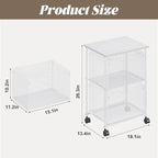 Letter/Legal Rolling File Cabinet, Rolling File Cart - Image 3