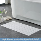 Foldable Silicone Bathtub Mat: Jumbo Size Heavy Duty Safety Bath Mat - Image 6