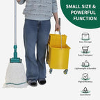 22 Qt Mop Bucket with Wringer for Floor Cleaning, 16.5" L x 10.6" W x 26.4" H - Image 7