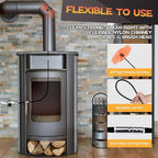 20 Feet Chimney Sweep Kit, Chimney Cleaning Kit - Image 4
