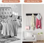 PMMASTO Wall Mounted Coat Hooks- Stainless Steel Rust-Resistant Bathroom Hangers - Image 7