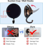 Suction Cup Hooks Heavy Duty Vacuum Suction Shower Hooks Glass Suction Cup - Image 6