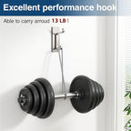 pickpiff Wall Hooks for Coat and Towel: 13LB Adhesive Door Hanger Stick on - Image 3