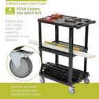 Pearington 3-Tier Compact Multi-Purpose Plastic Utility Cart - Image 6