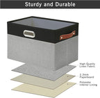 Large Collapsible Fabric Storage Bins - Image 6