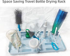 Travel Bottle Drying Rack Space Saving, Foldable Bottle Drain Rack - Image 2