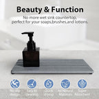 Diatomite Soap Dish, Water Absorbing Stone Tray, Kitchen Sink Organizer - Image 6