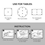X-Protector Glass Table Top Bumpers - Image 6
