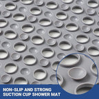 Non Slip Bathtub Mat and Shower Mat 31x17 inch, Bath Mat - Image 6