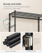 SONGMICS Heavy-Duty Rolling Clothes Rack, Garment Rack, Portable Closet - Image 5