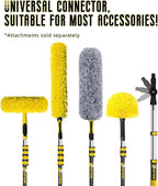 Flexible Microfiber Feather Duster, Electrostatic & Bendable Ceiling Fan Duster - Image 6