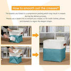 DULLEMELO Foldable Storage Cubes 11 x 11 Organizer Bins, Canvas Storage Bins - Image 4