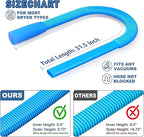 Upgraded Dryer Vent Cleaner Kit: Universal Vacuum Hose Attachment - Image 5