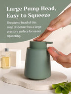 INGOFIN Ceramic Soap Dispenser, 14 oz Bathroom Hand Soap Dispenser, Liquid - Image 4