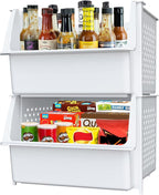 TidyFriend Plastic Stackable Storage Bins by Skywin